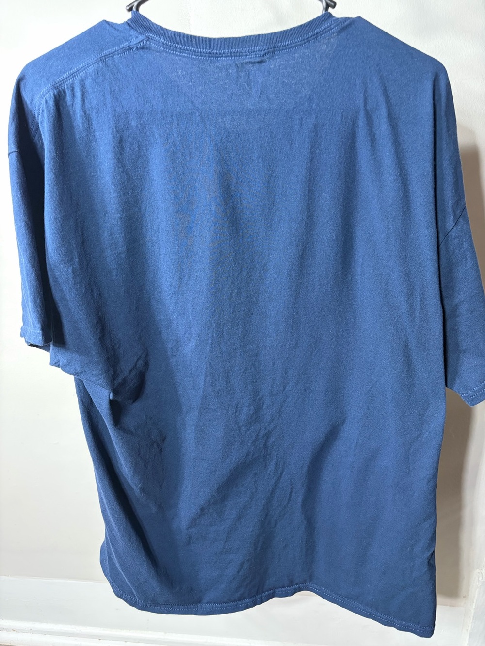 WWE Wrestlemania Legends Shirt XL Navy‎ Blue Logo Neon Retro Graphic Tee - Picture 2 of 3